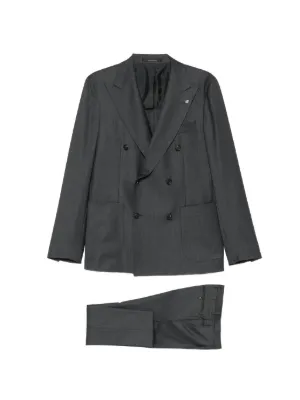 Tagliatore ストライプ スーツ | グレー | FARFETCH JP