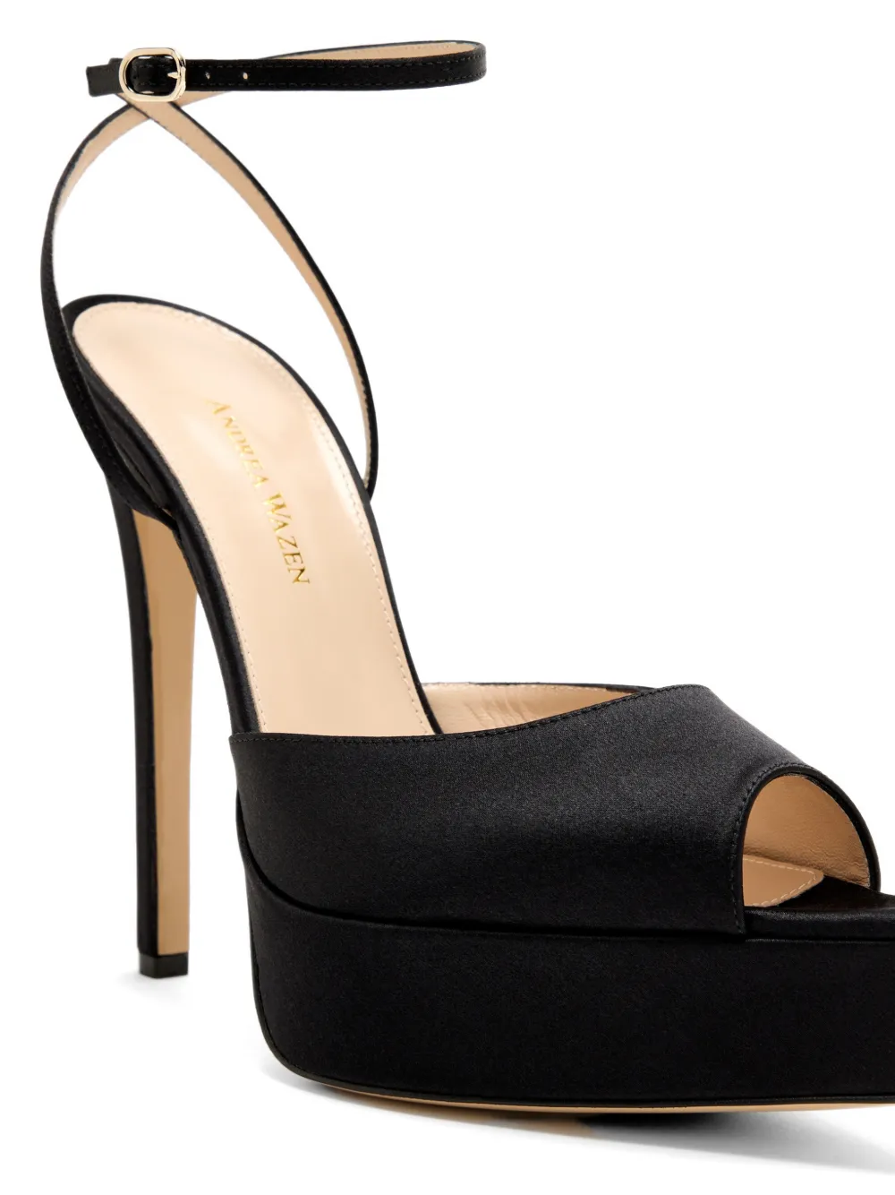 Andrea Wazen Sandalen met enkelbandjes Zwart