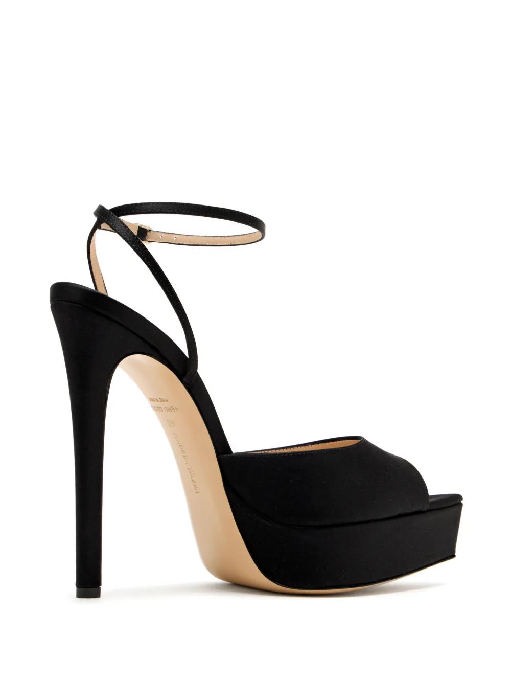 Andrea Wazen Sandalen met enkelbandjes Zwart