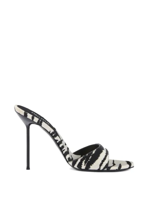 Paris Texas Lidia zebra-print sandals
