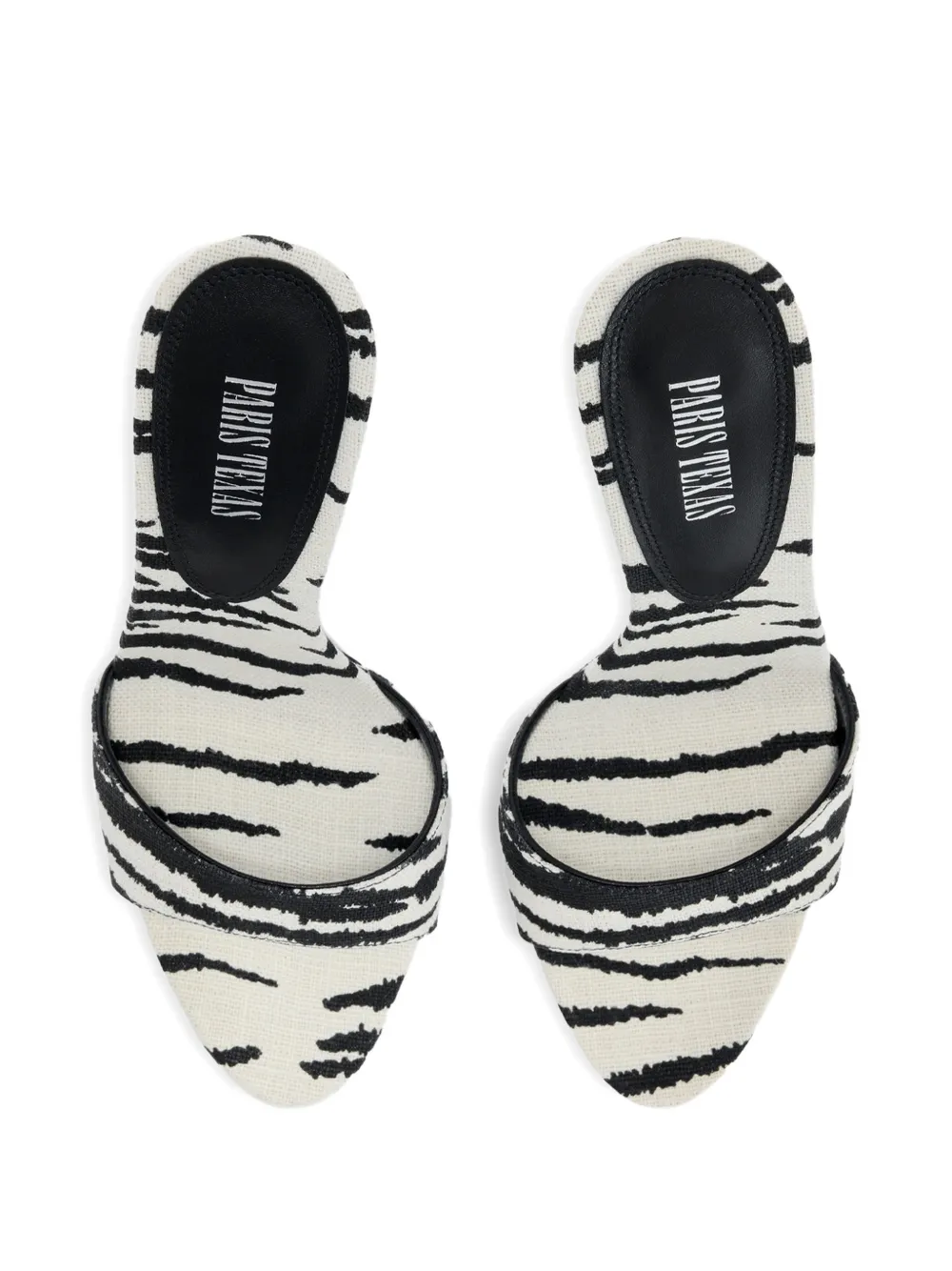 Paris Texas Lidia zebra-print sandals Wit