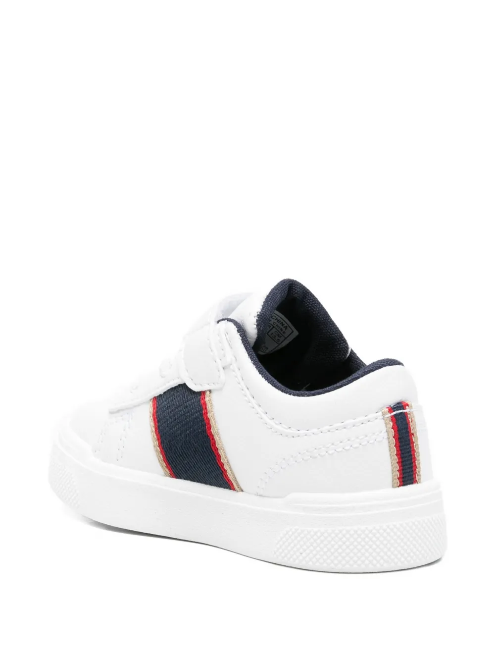 POLO RALPH LAUREN KIDS touch-strap sneakers Wit