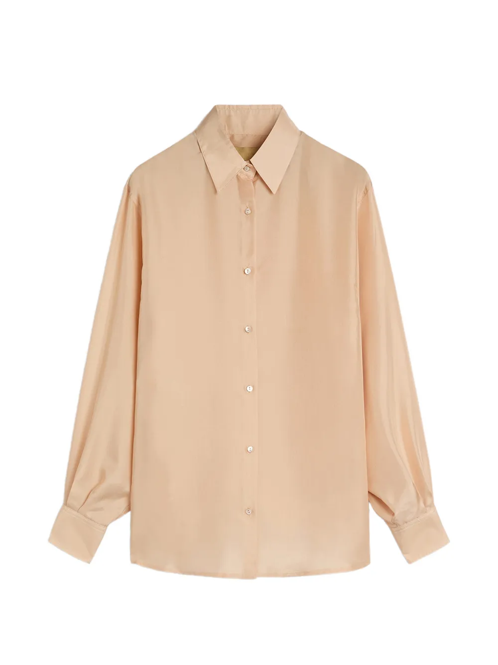 Momoni Akemi long-sleeve shirt - Toni neutri
