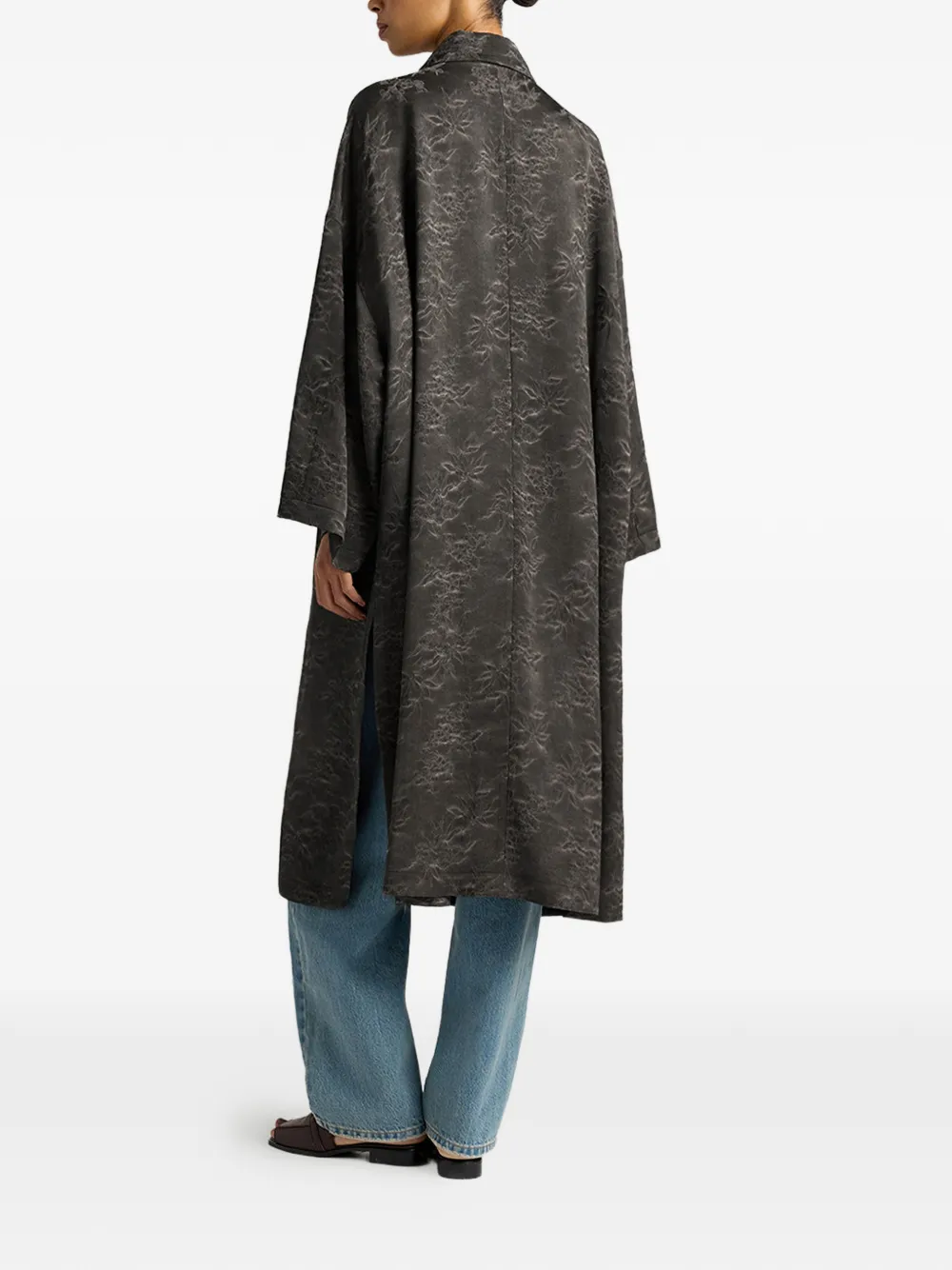 MOMONÌ Jas met jacquard Grijs