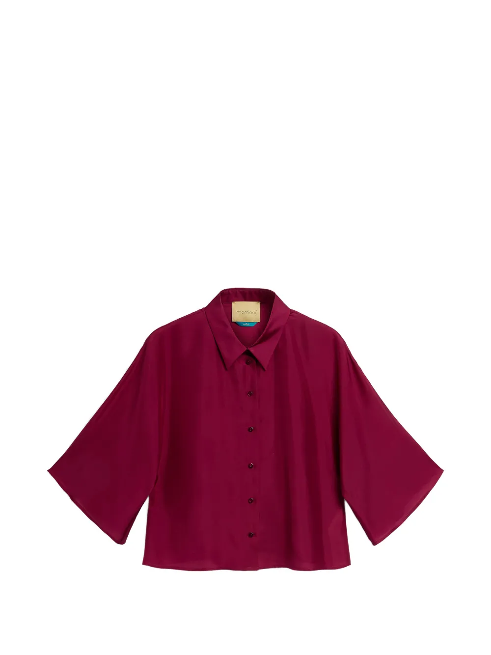 MOMONÌ Cougr buttoned kimono-style shirt - Rot