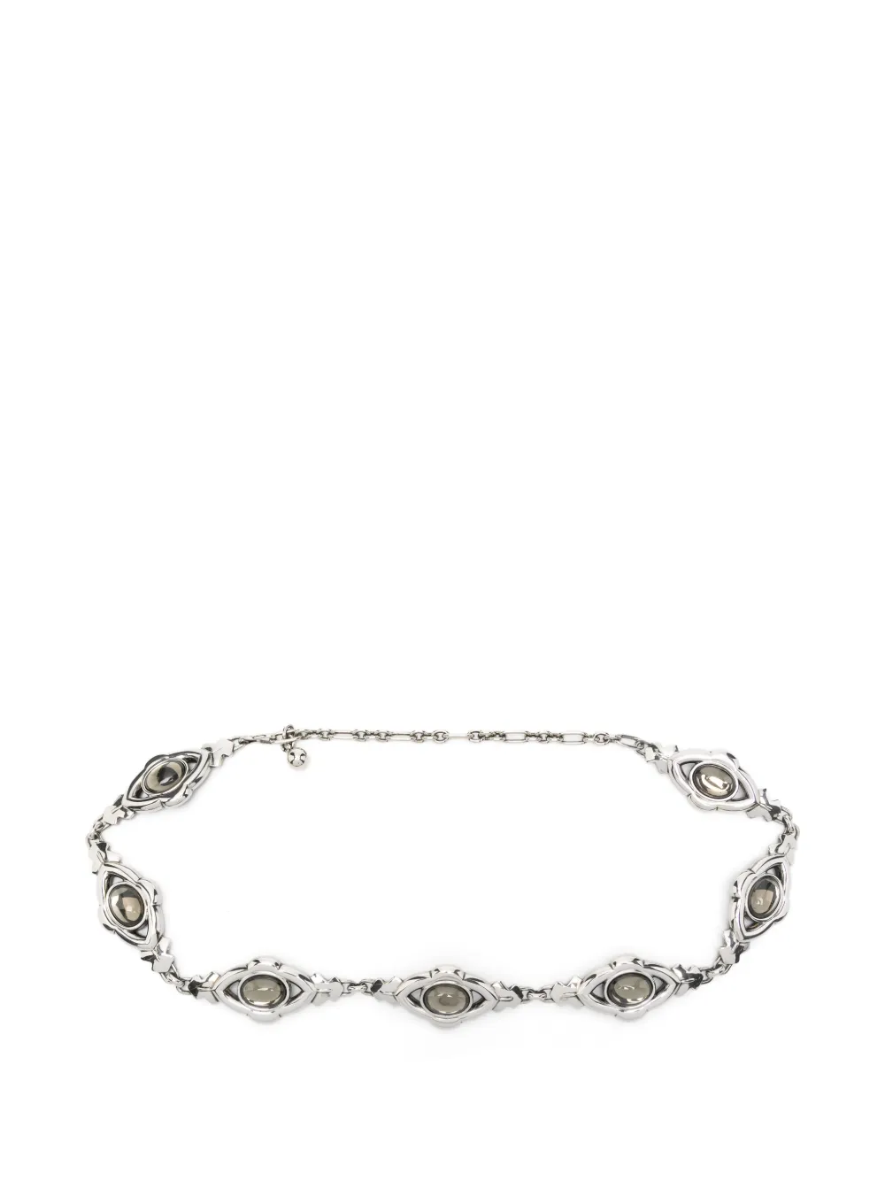 ETRO embellished chain-link belt - Argento
