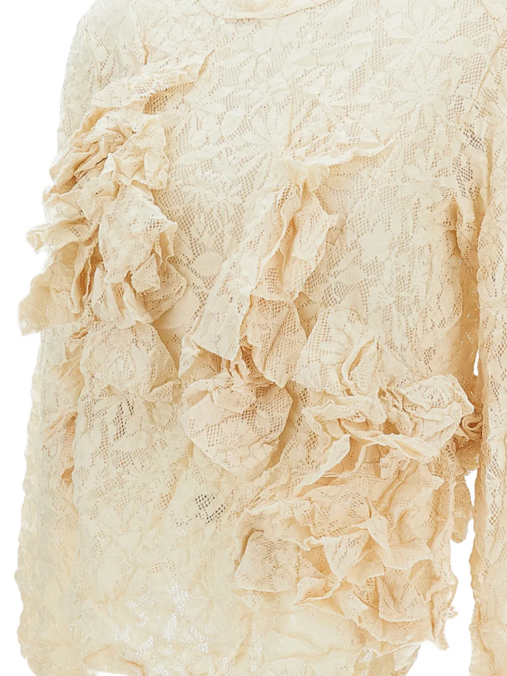  Comme Des Garçons Ruffled Blouse - Neutro 