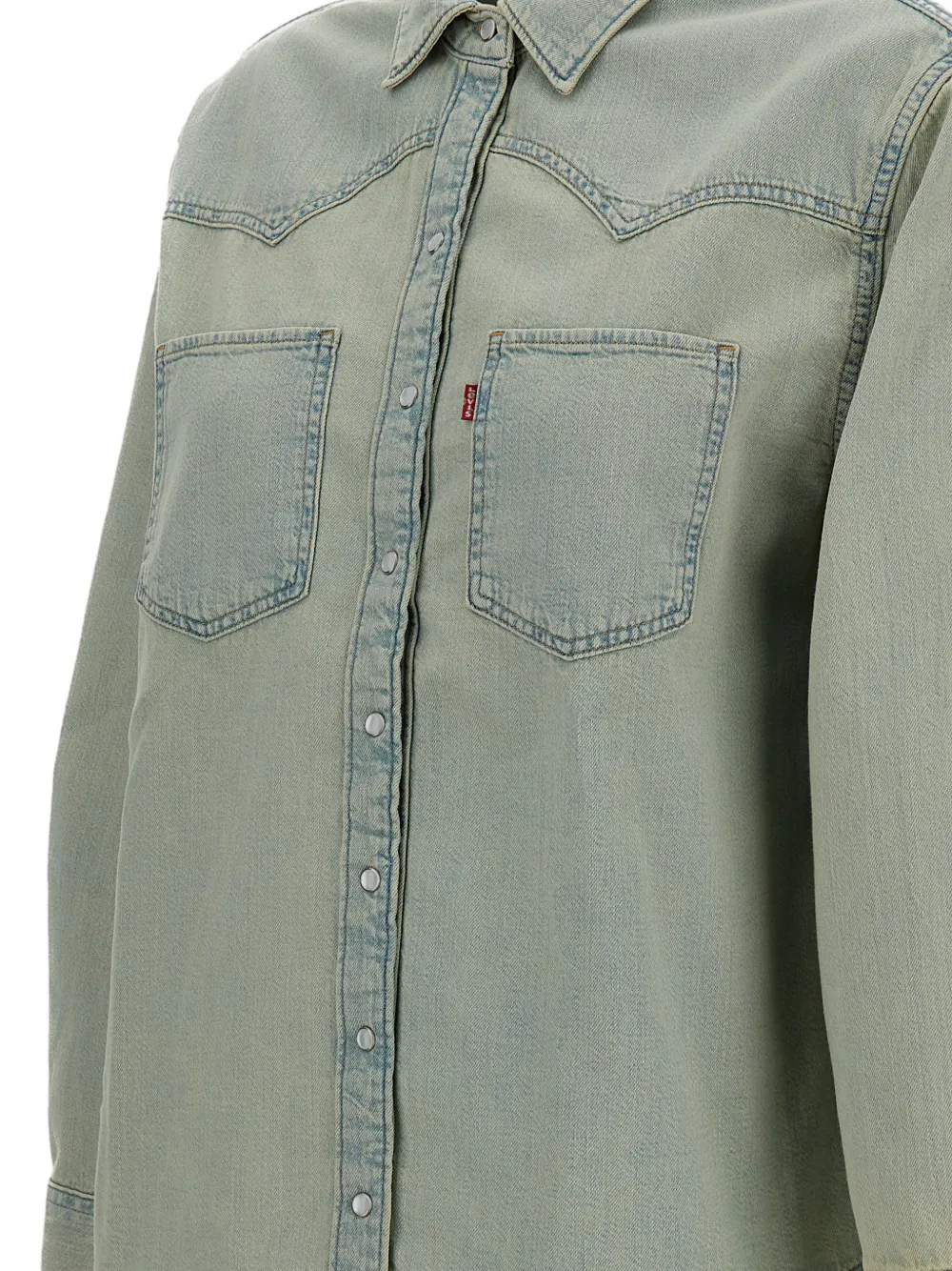 Levi's Teodora chest-pocket shirt Blauw