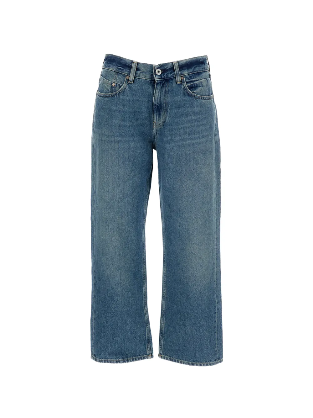 straight-cut jeans