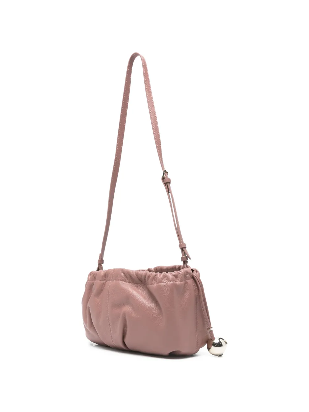 Patrizia Pepe Leren clutch Roze