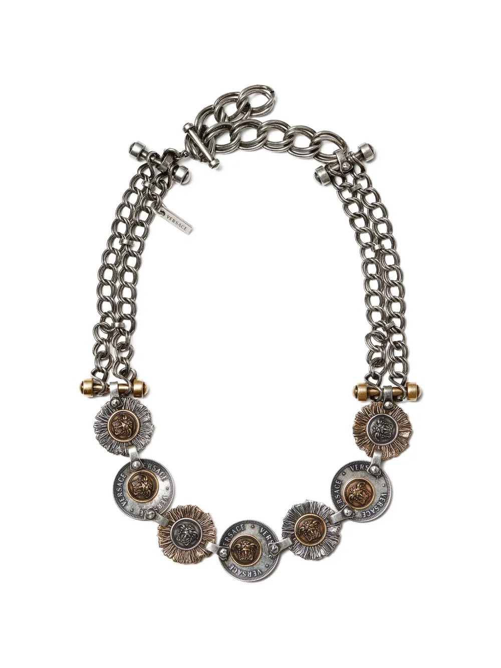 Versace Icon Coins necklace - Silver