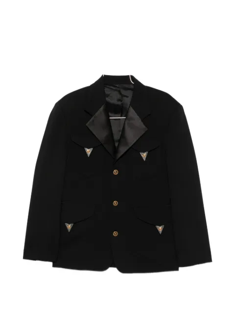 Versace long-sleeve buttoned blazer