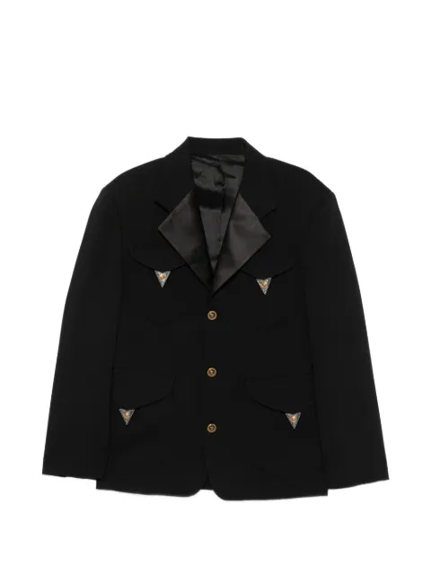 Versace long-sleeve buttoned blazer