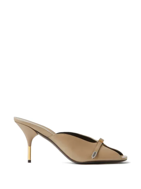 Versace mules Nyx de piel de 80 mm