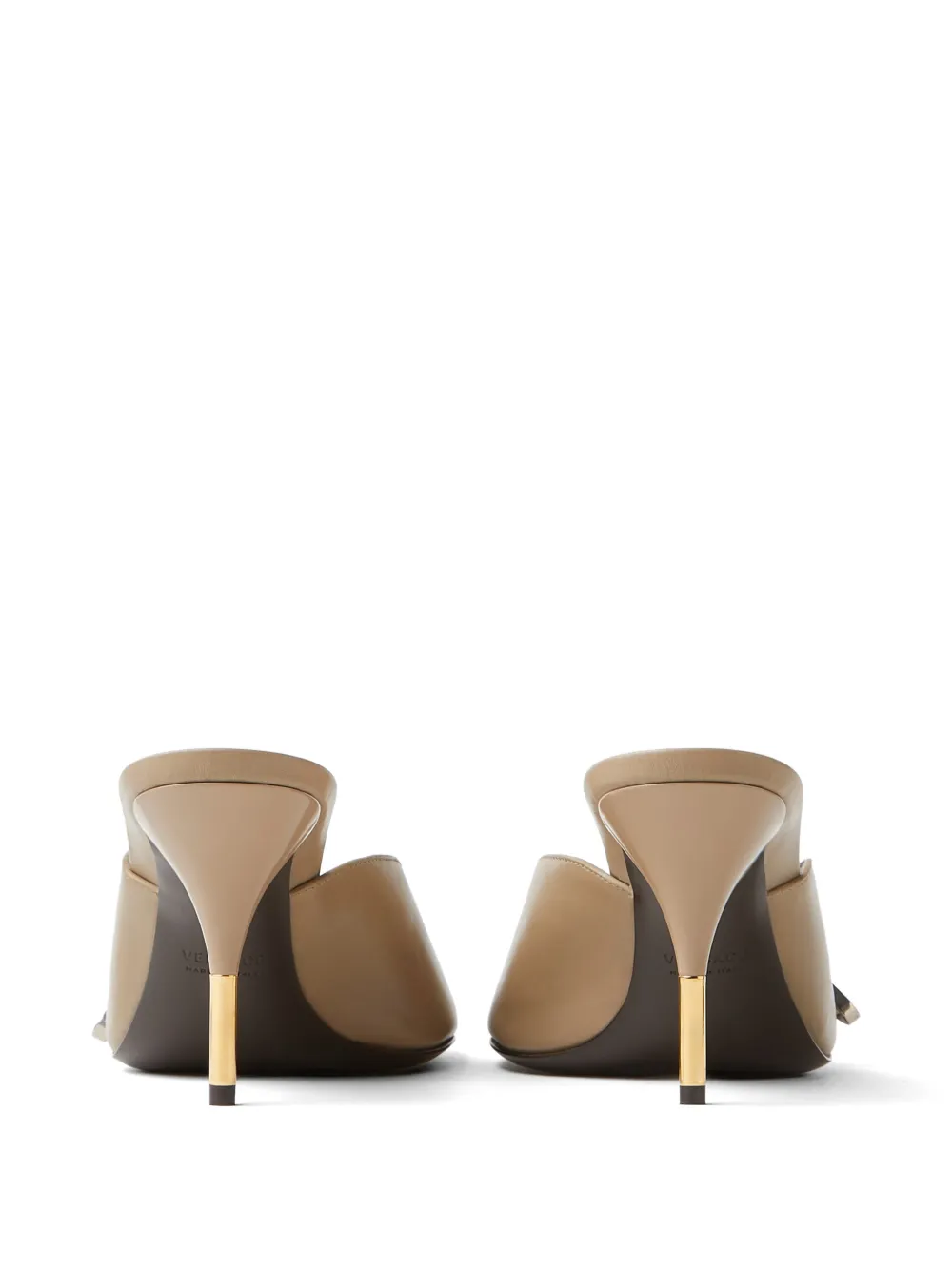 Versace Nyx leren muiltjes 80 mm Beige
