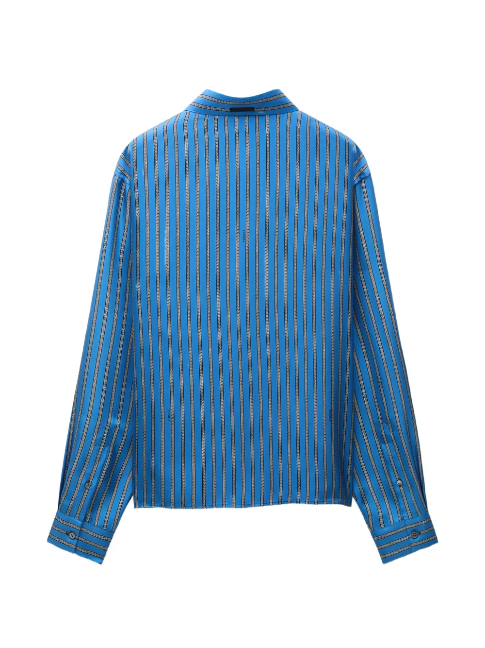 Versace Printed Silk-twill Regular Shirt In Multi
