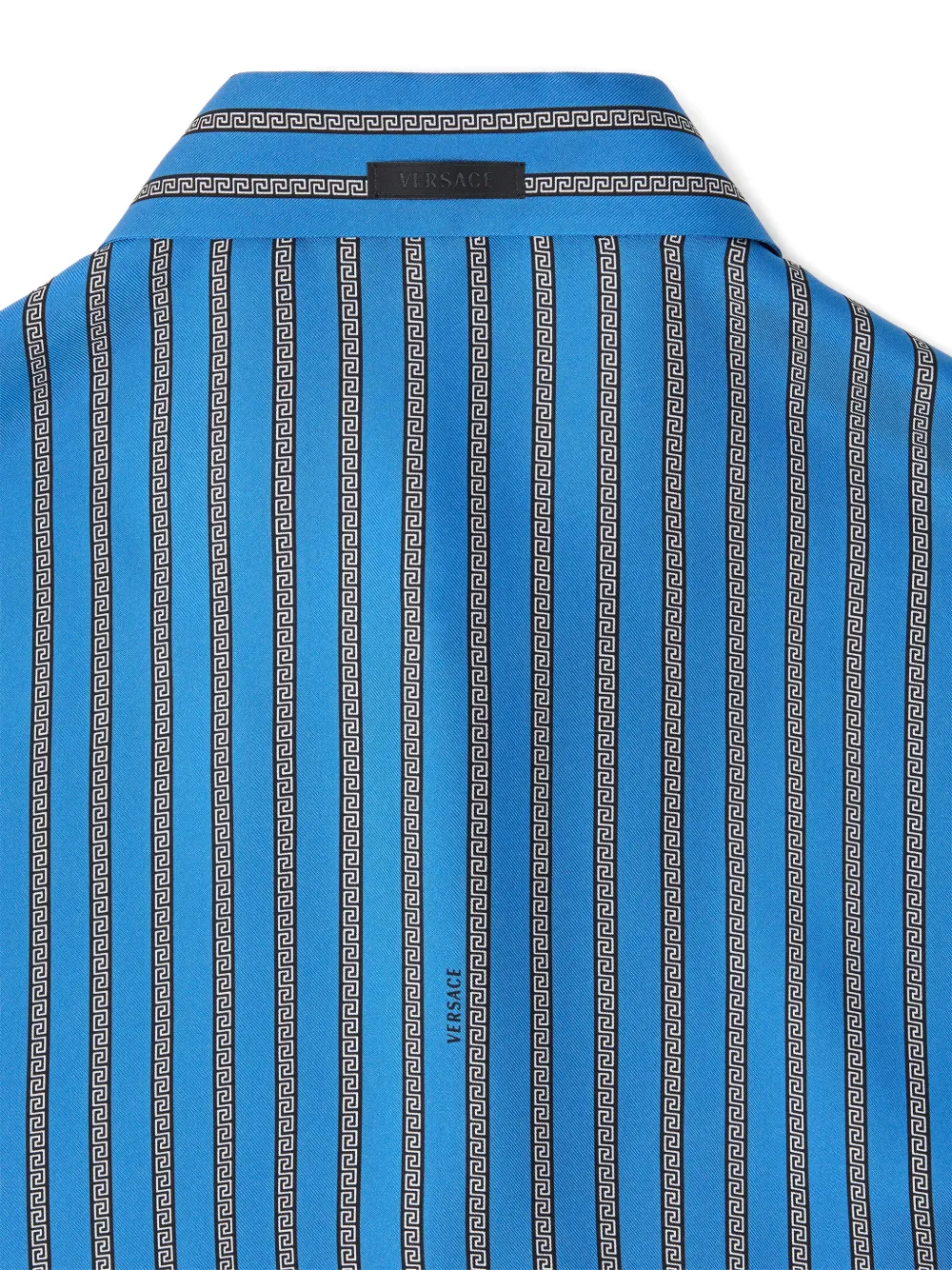 Versace Printed Silk-twill Regular Shirt In Multi