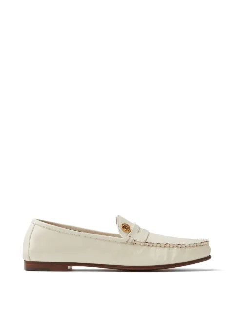 Versace Guanto leather loafers