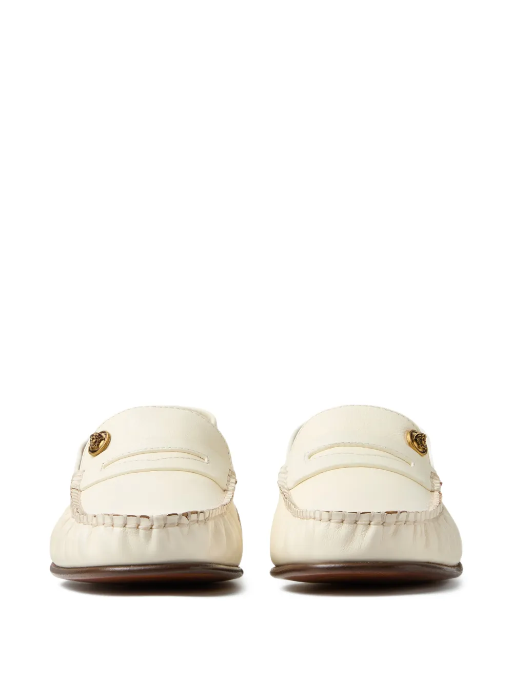 Versace Medusa '95 leren loafers Beige