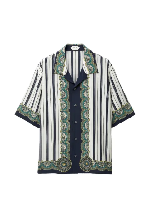 Versace printed crêpe de chine silk shirt
