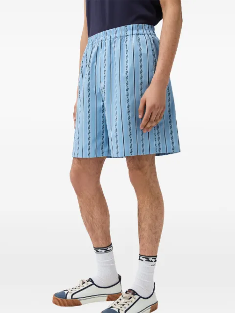Versace jacquard cotton-silk shorts