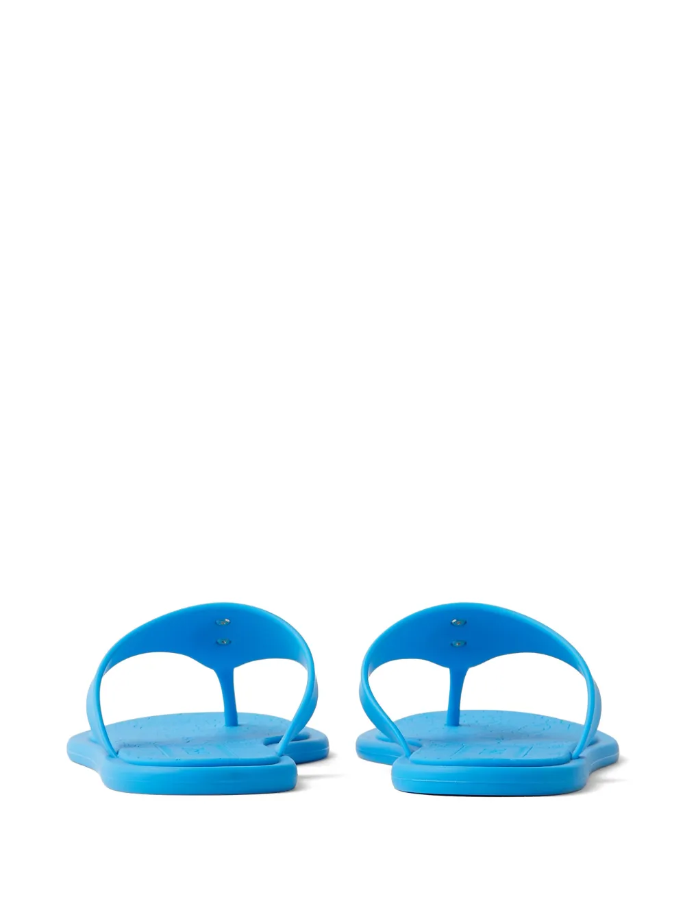 Versace Alia platte rubberen sandalen Blauw