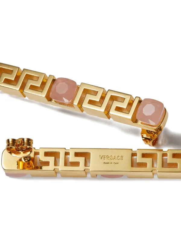 こ*ぁ様 【VERSACE】グレカ ピアス ゴールド Versace グレカ ピアス | ゴールドトーン | FARFETCH JP
