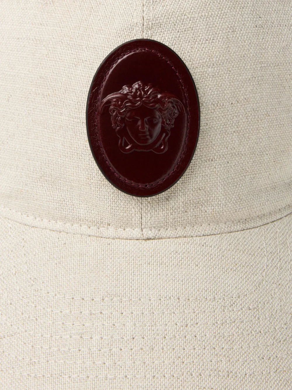 Versace Katoenen en linnen honkbalpet Beige