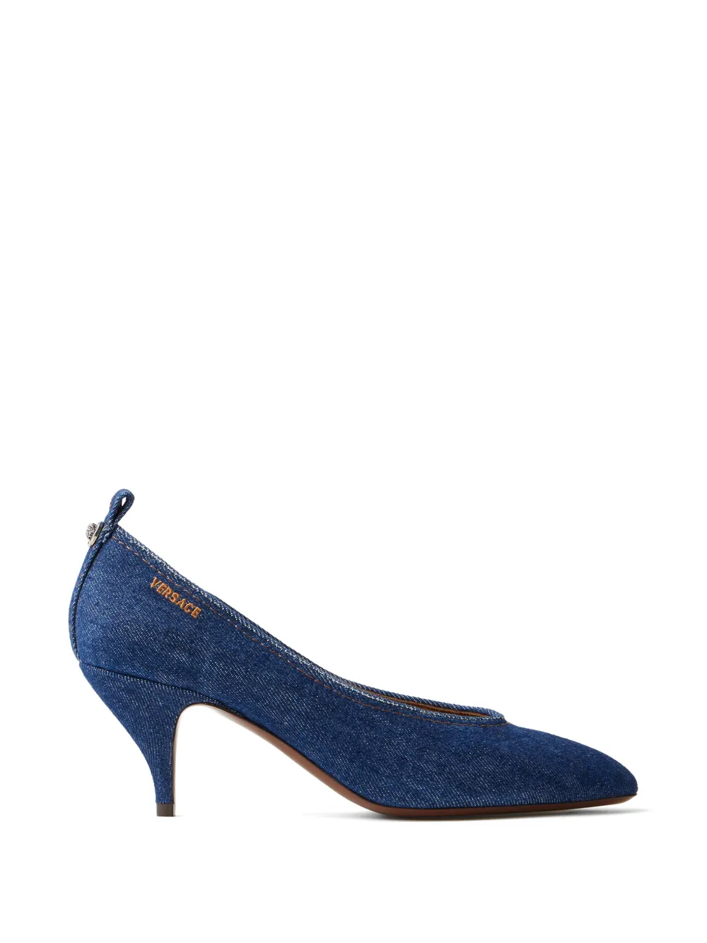 Versace Tina denim pumps 65 mm - Blue