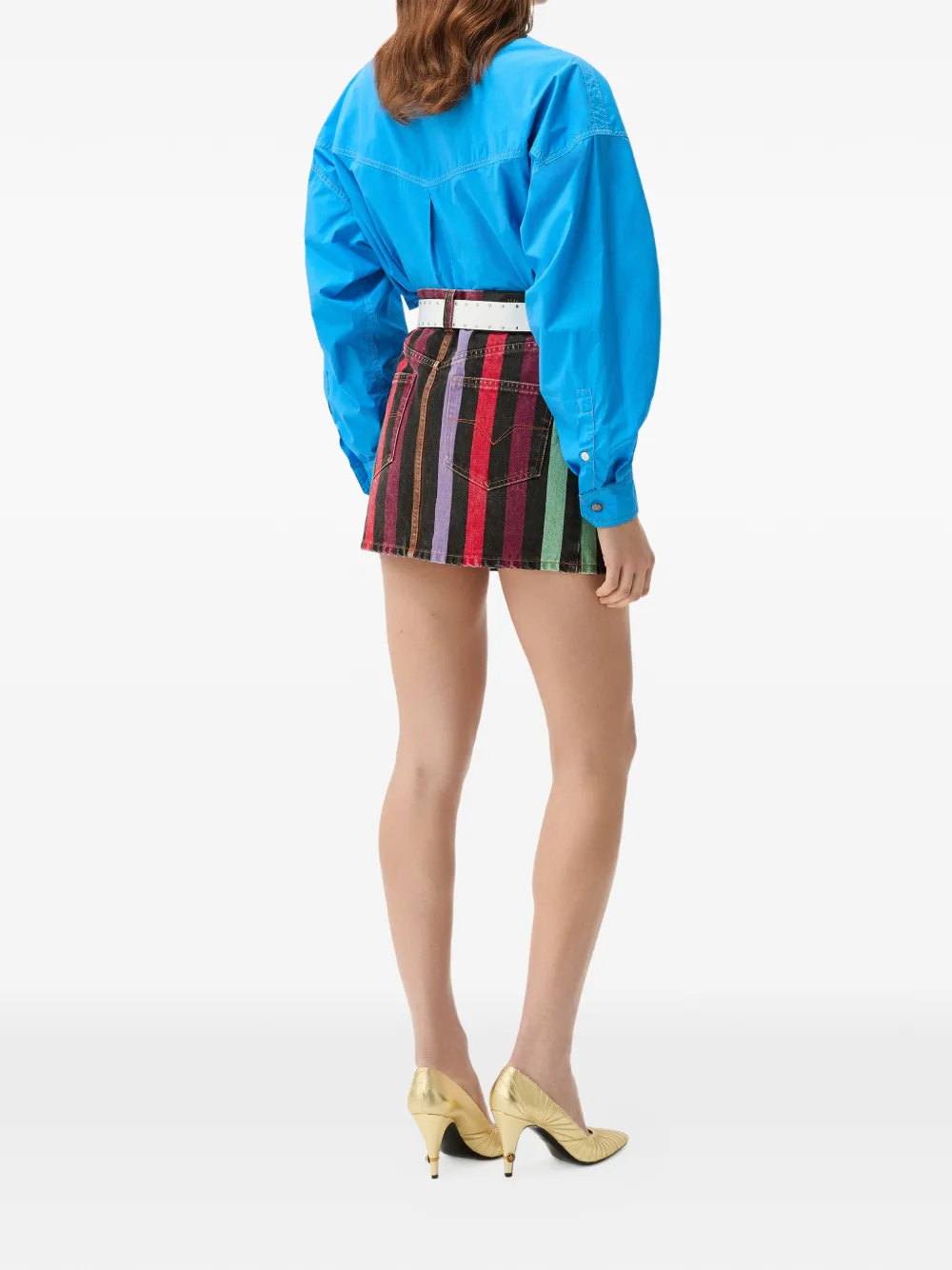 Versace Denim mini-rok Zwart