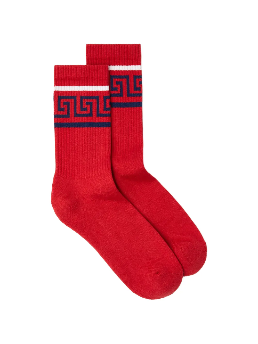 Versace cotton ribbed socks - Rot