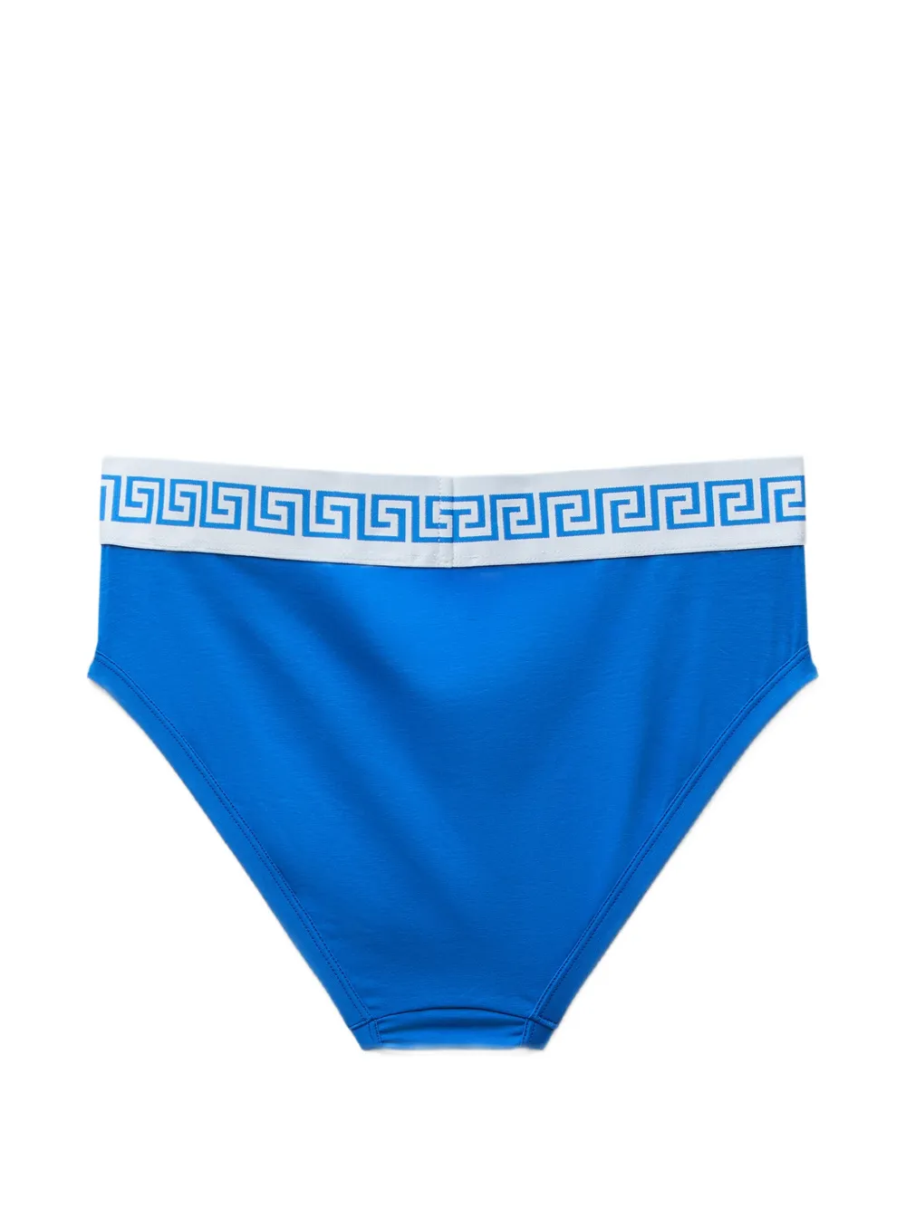  Versace Greca-waistband Briefs - Bleu 