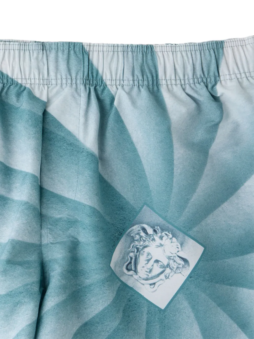 Versace Zwembroek met print Blauw