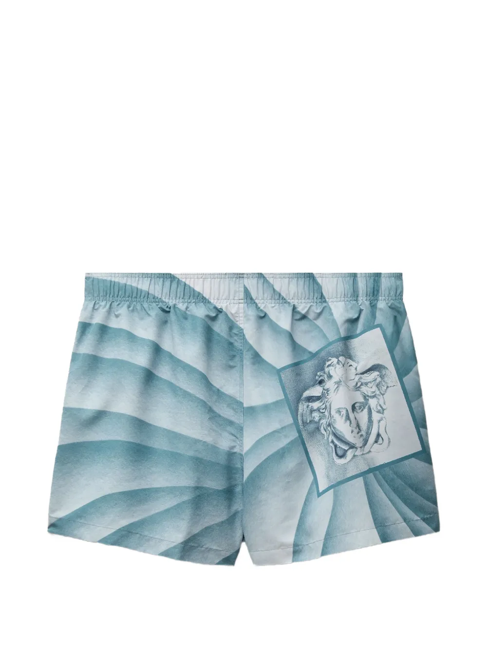 Versace Zwembroek met print Blauw