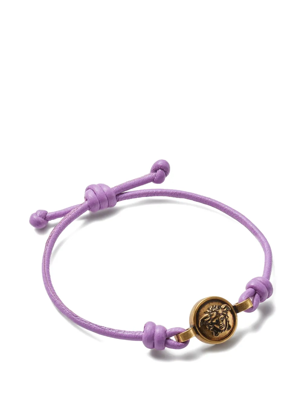 Versace Medusa leather bracelet - Viola