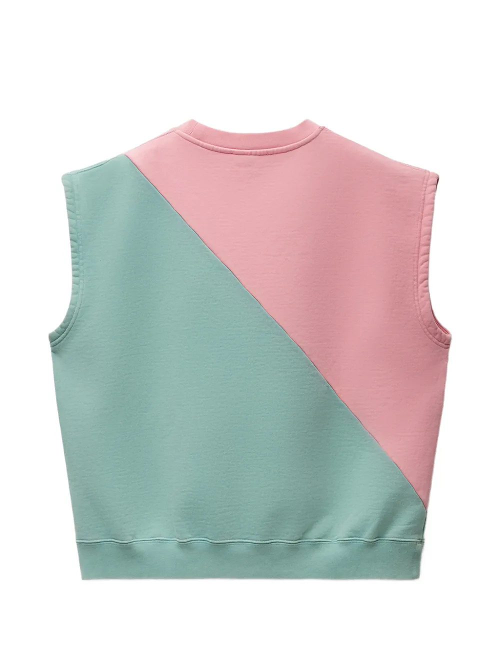 Versace Geborduurd katoenen jersey sweater met korte mouwen Groen