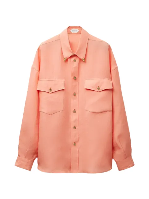 Versace linen relaxed shirt
