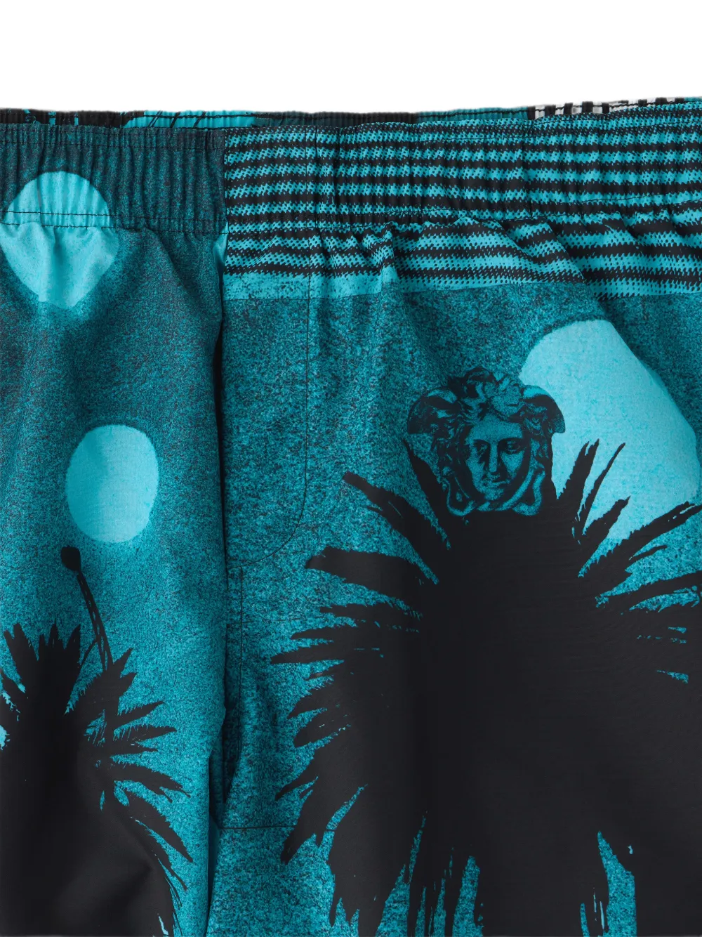 Versace Zwembroek met print Blauw