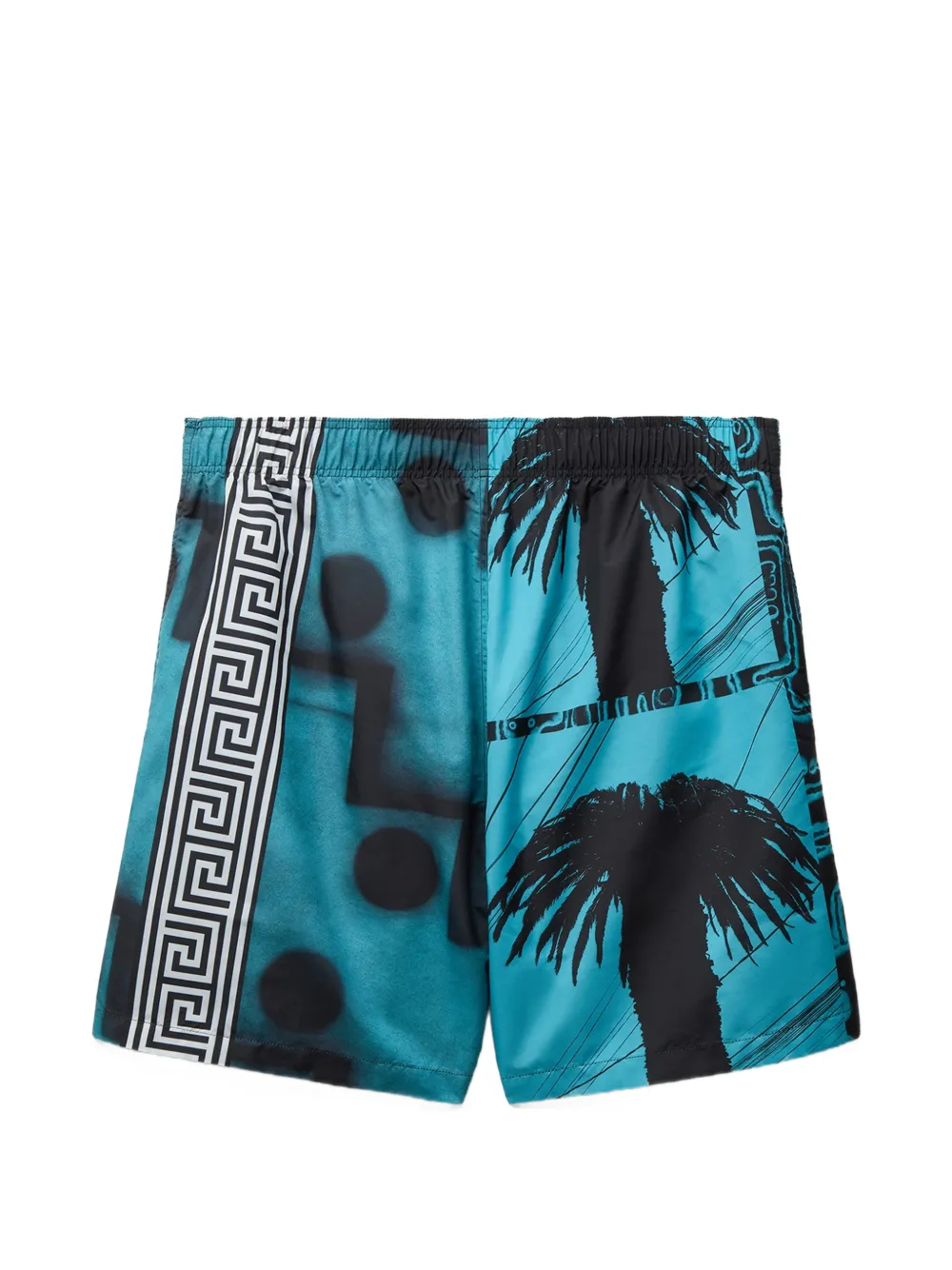 Versace Zwembroek met print Blauw