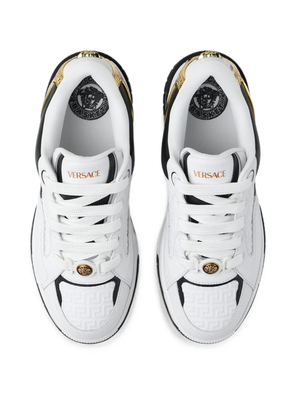 Versace Biggie Basket sneakers Wit