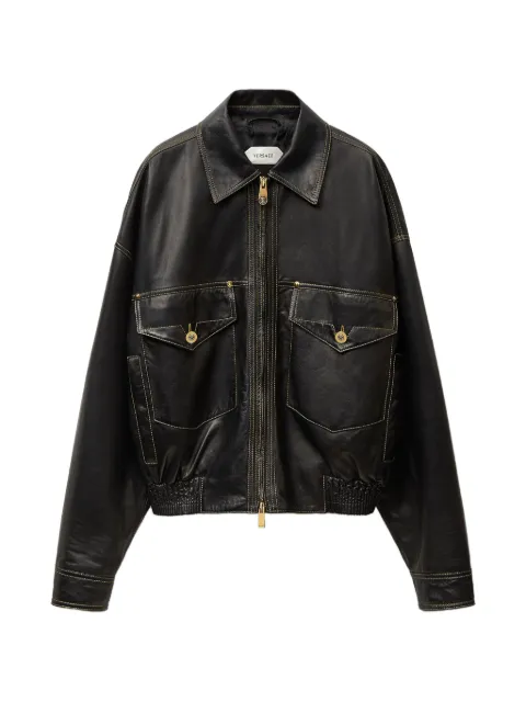 Versace nappa blouson