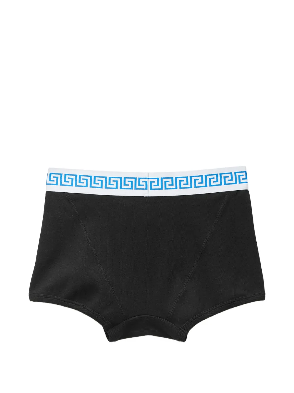 Versace Geribbelde katoenen-jersey boxershorts Zwart