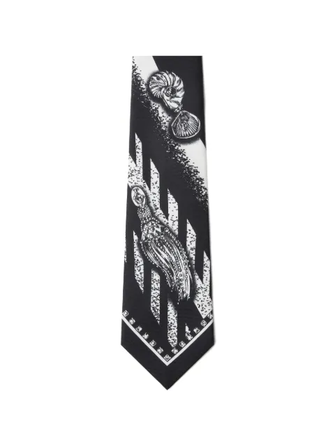 Versace graphic-print tie