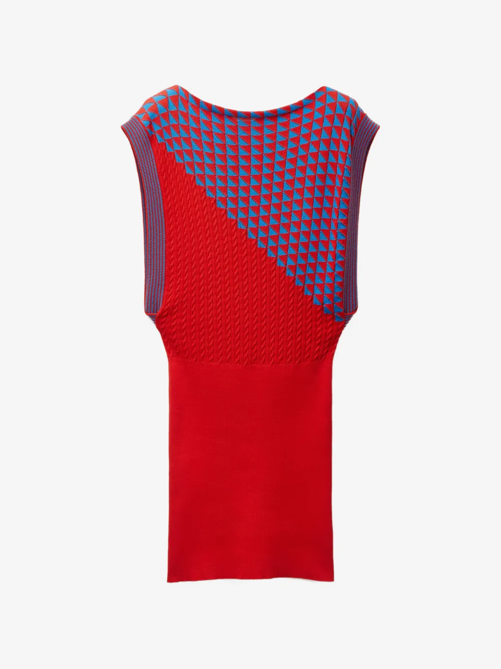 Versace cotton knit mini dress | Red | Image 1