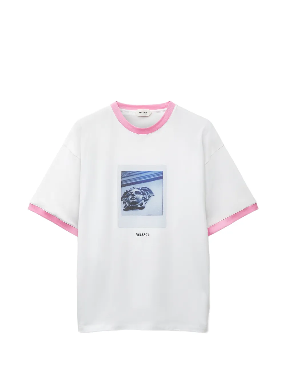 Versace printed cotton-jersey T-Shirt | White | Image 1