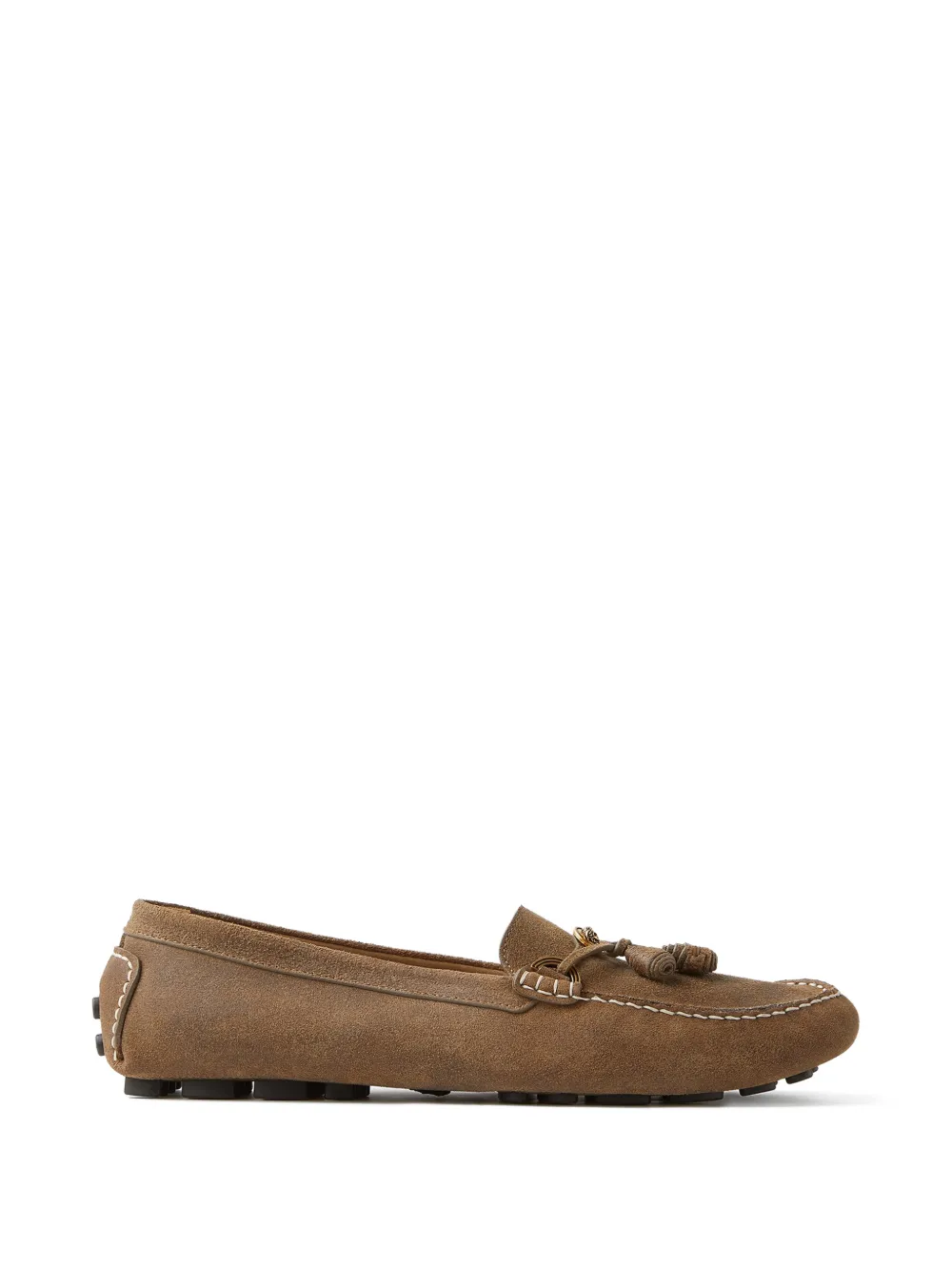 Versace Robin Loafer aus Wildleder - Braun
