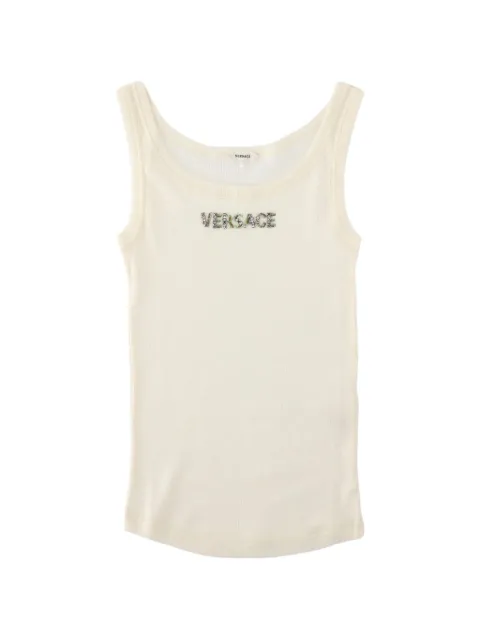 Versace krystaludsmykket tanktop