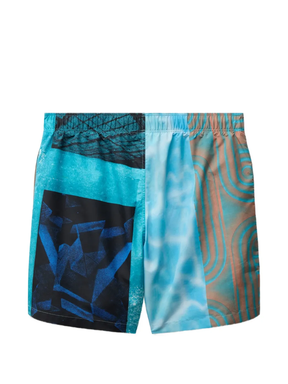Versace Zwembroek met print Blauw