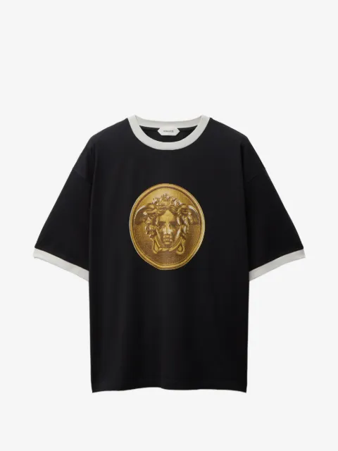 Versace playera recto estampado