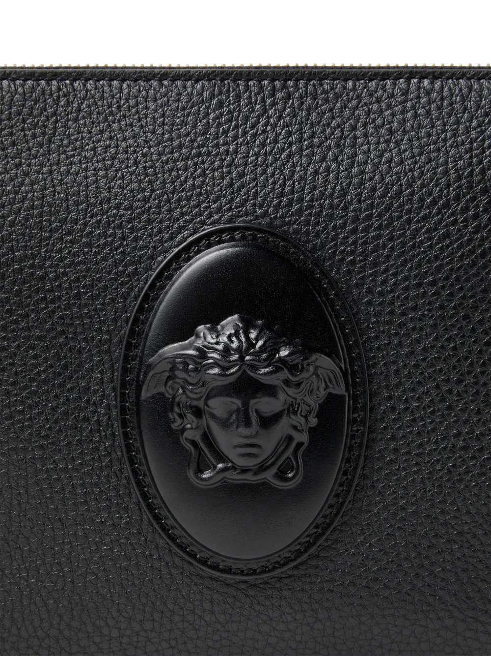 Versace Lou leren crossbodytas Zwart